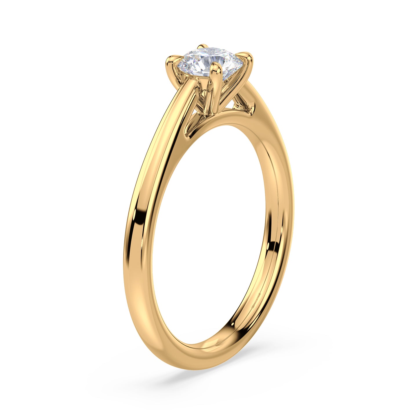 Pure Elegance Solitaire Diamond Ring