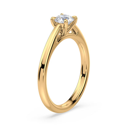 Pure Elegance Solitaire Diamond Ring