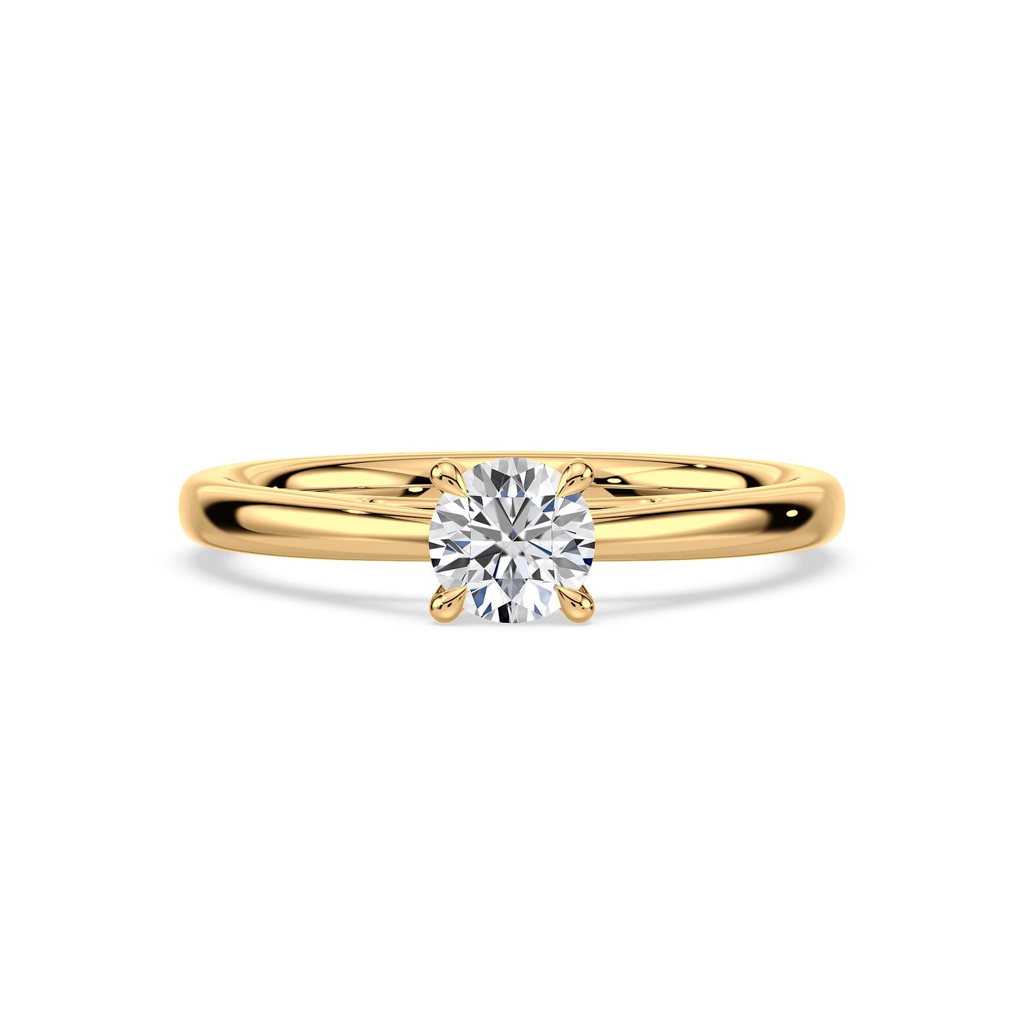 Pure Elegance Solitaire Diamond Ring