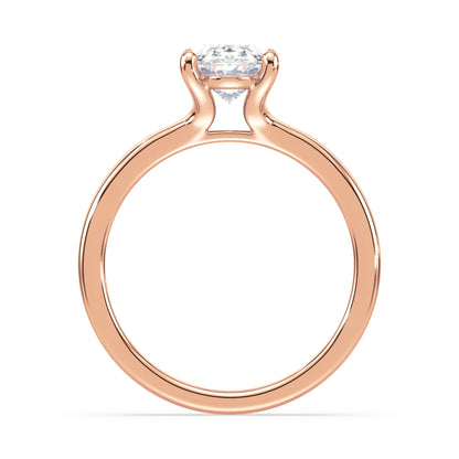 Timeless Oval-Cut Solitaire Diamond Ring