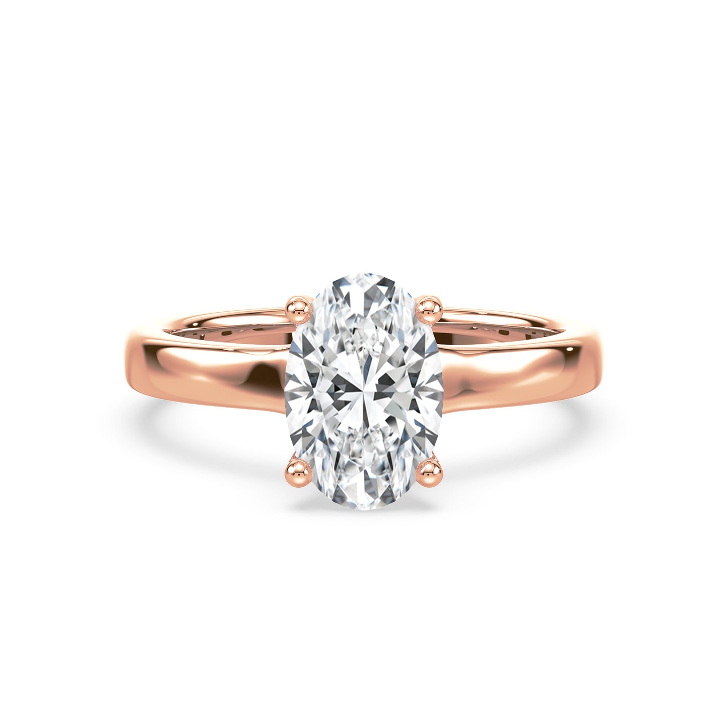 Timeless Oval-Cut Solitaire Diamond Ring