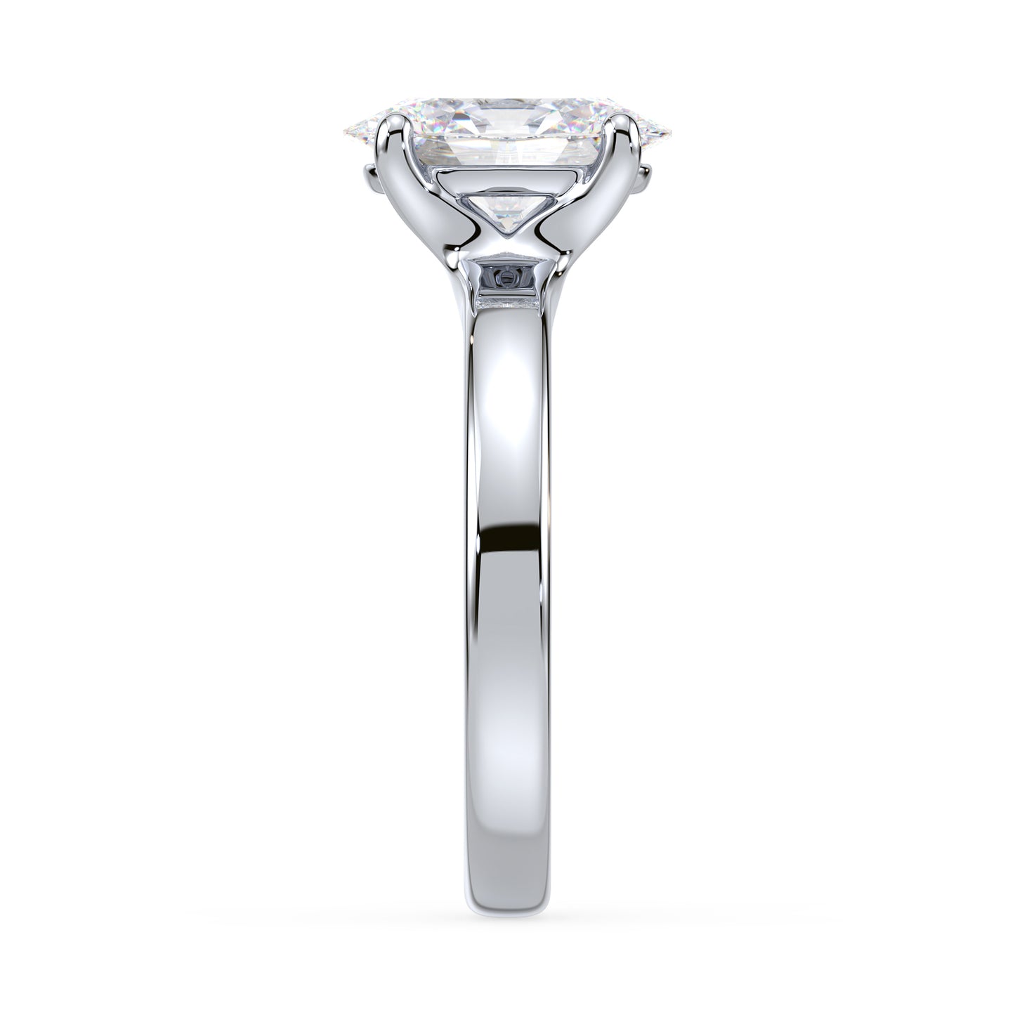 Timeless Oval-Cut Solitaire Diamond Ring