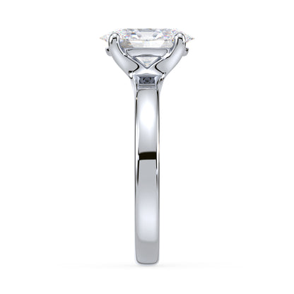 Timeless Oval-Cut Solitaire Diamond Ring