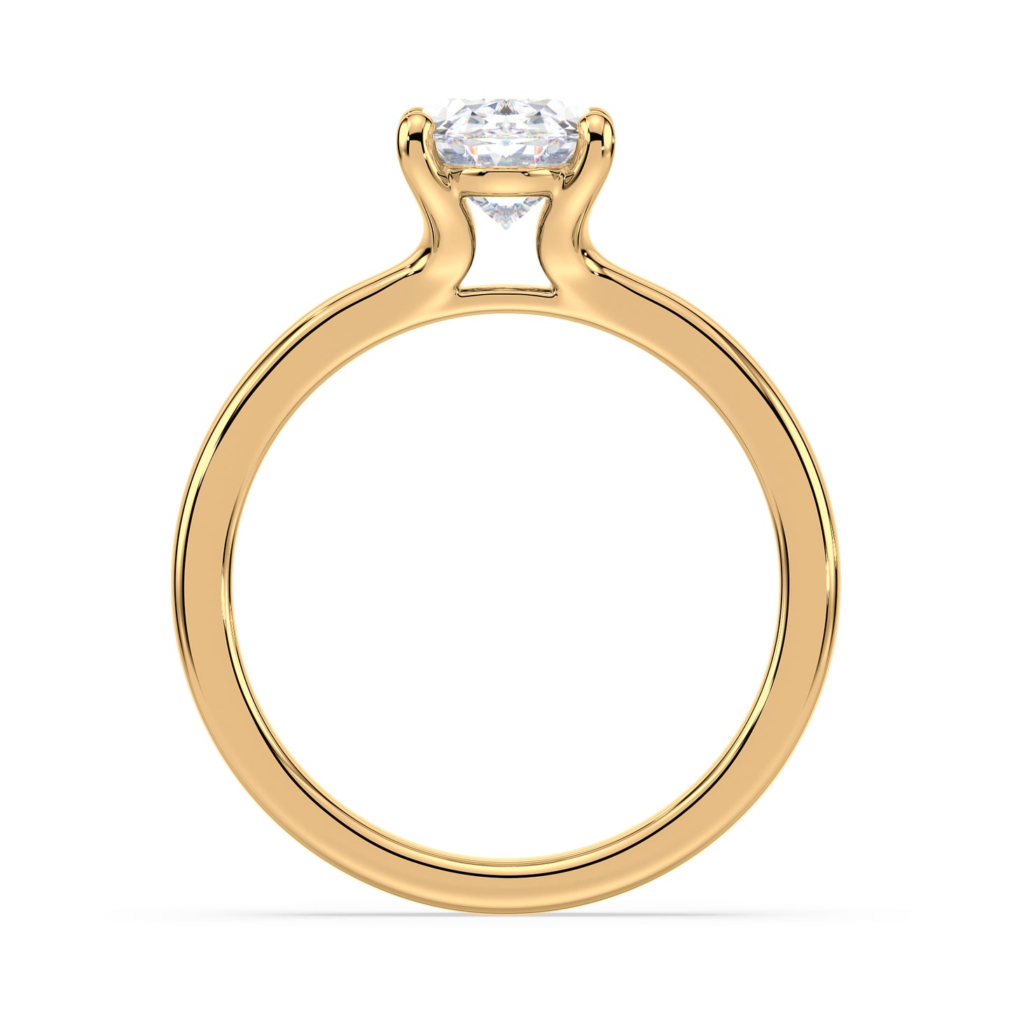 Timeless Oval-Cut Solitaire Diamond Ring