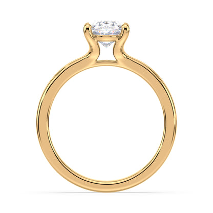 Timeless Oval-Cut Solitaire Diamond Ring