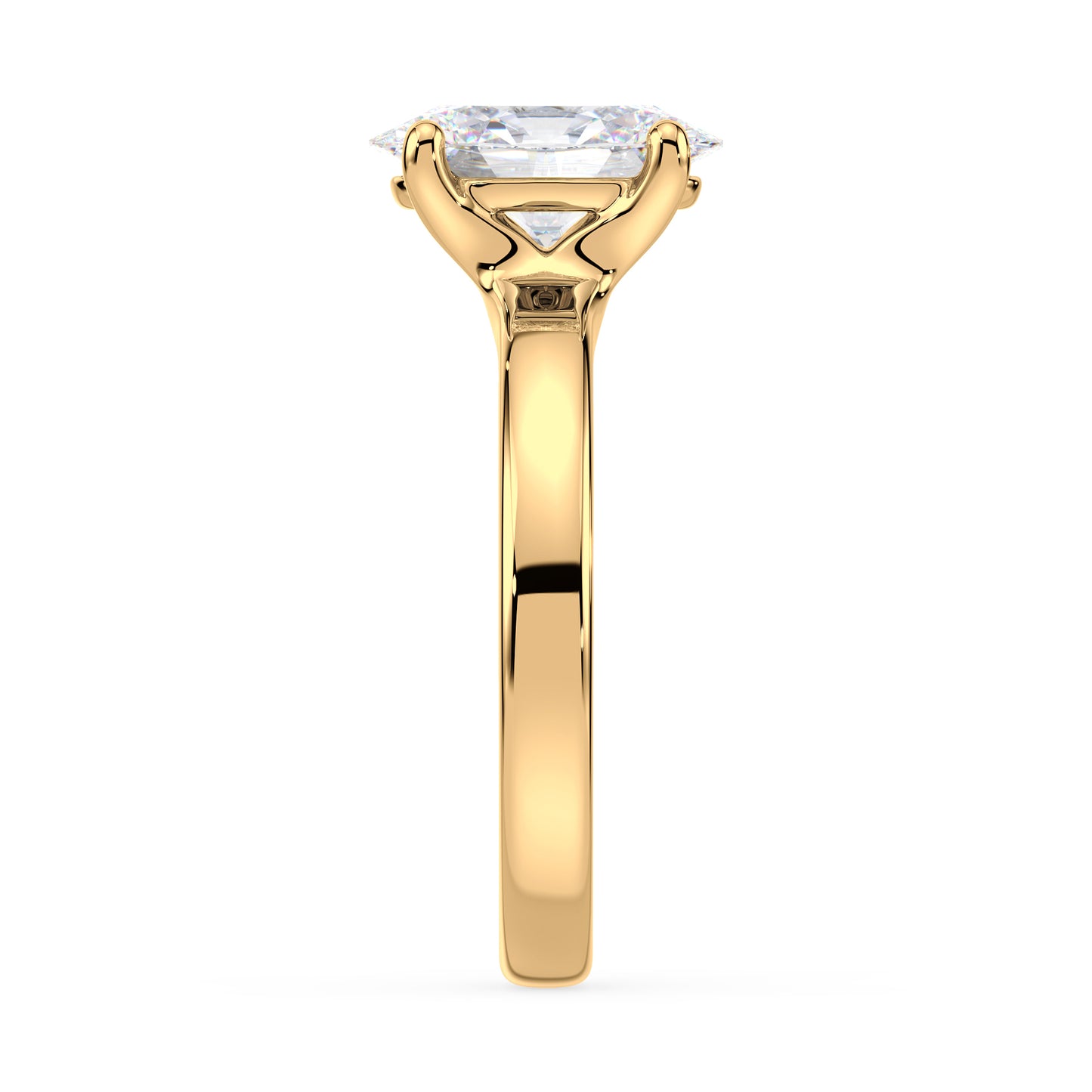 Timeless Oval-Cut Solitaire Diamond Ring