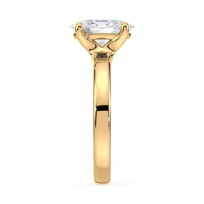 Timeless Oval-Cut Solitaire Diamond Ring