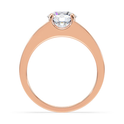 Contemporary Open Band Diamond Ring