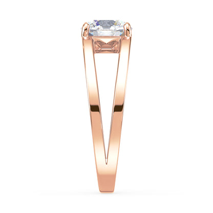 Contemporary Open Band Diamond Ring