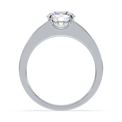 Contemporary Open Band Diamond Ring