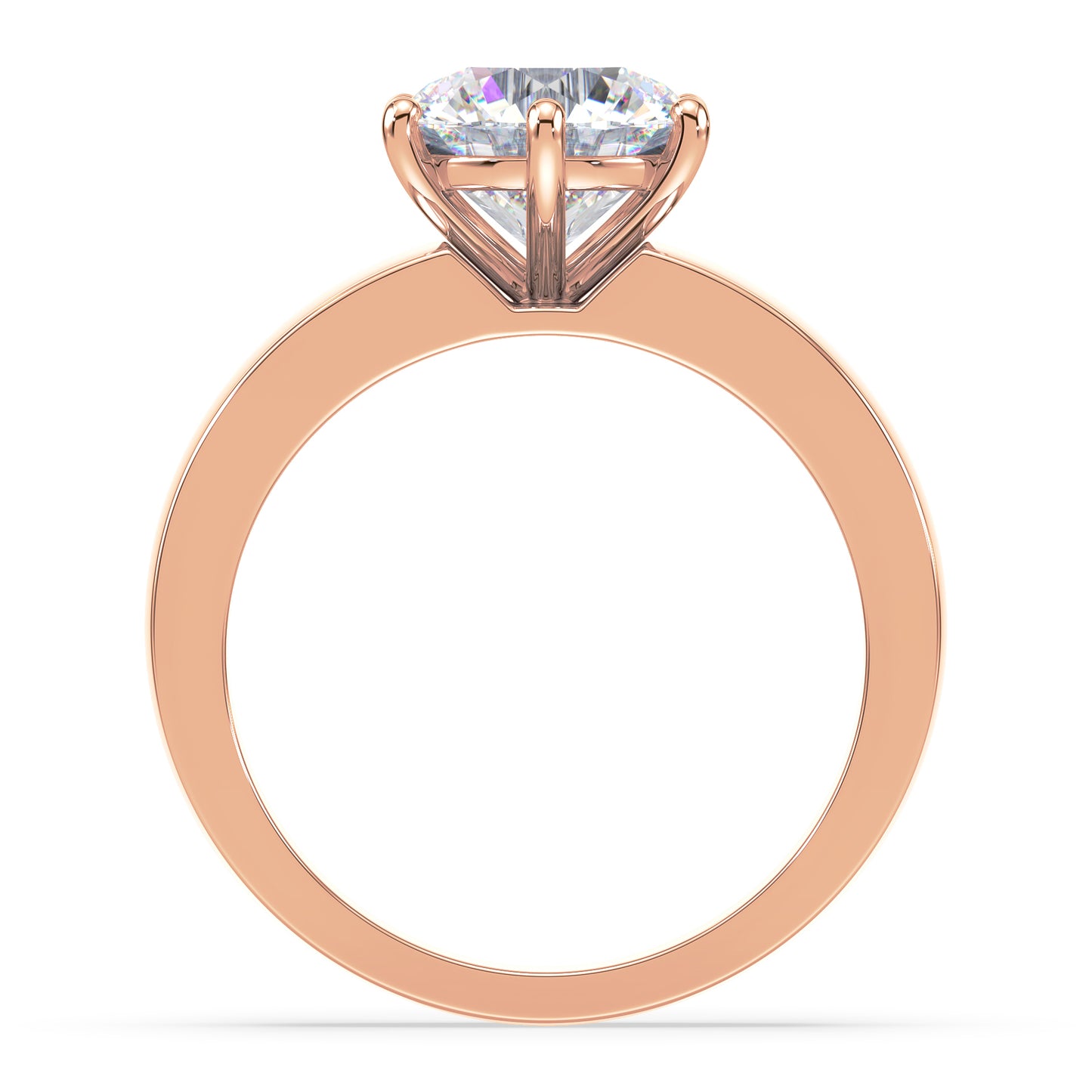 Classic Round Diamond Solitaire Ring