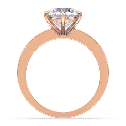 Classic Round Diamond Solitaire Ring