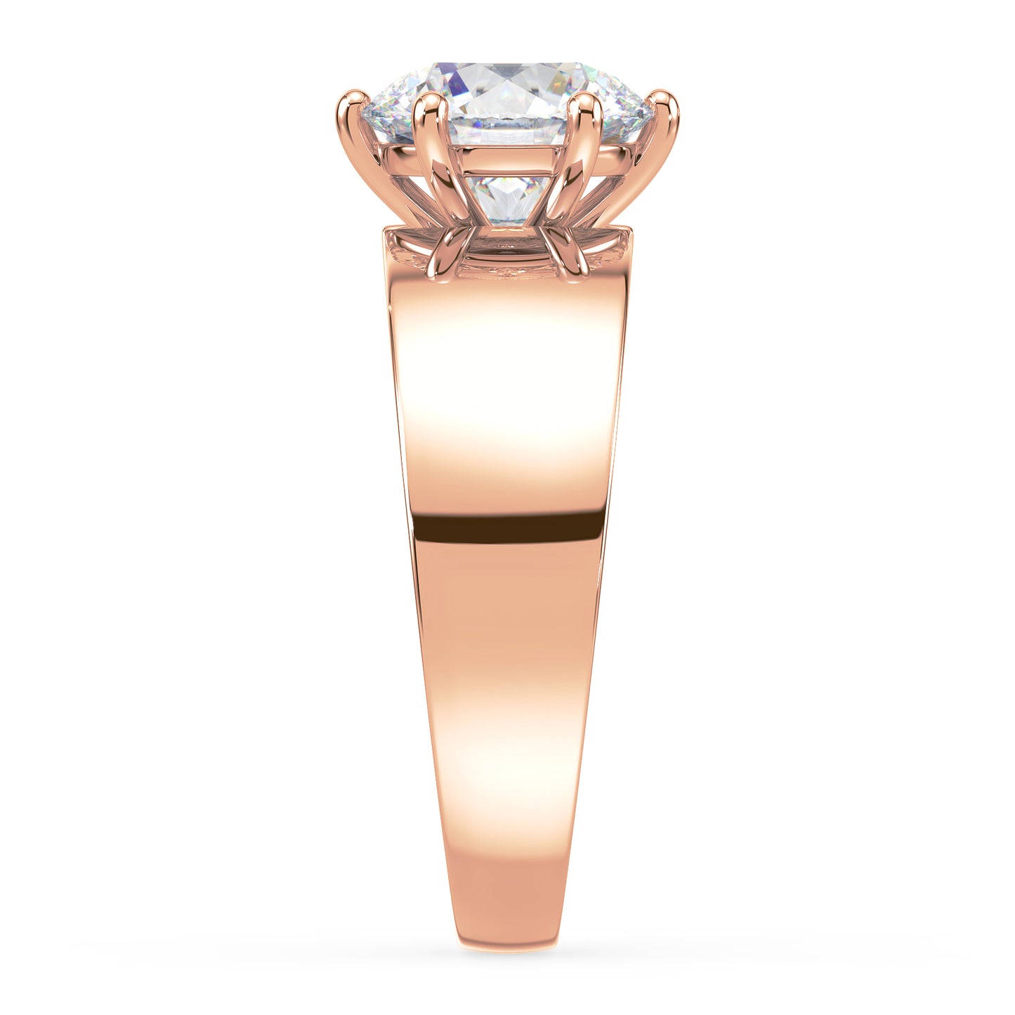Classic Round Diamond Solitaire Ring