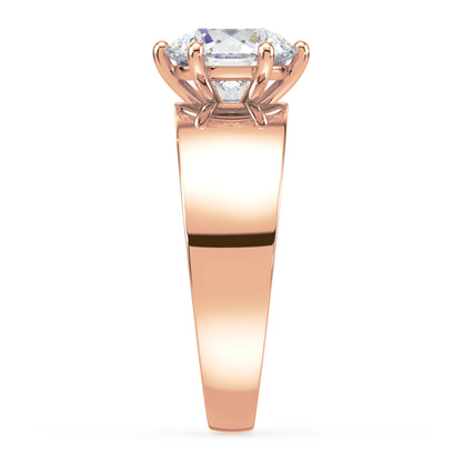 Classic Round Diamond Solitaire Ring