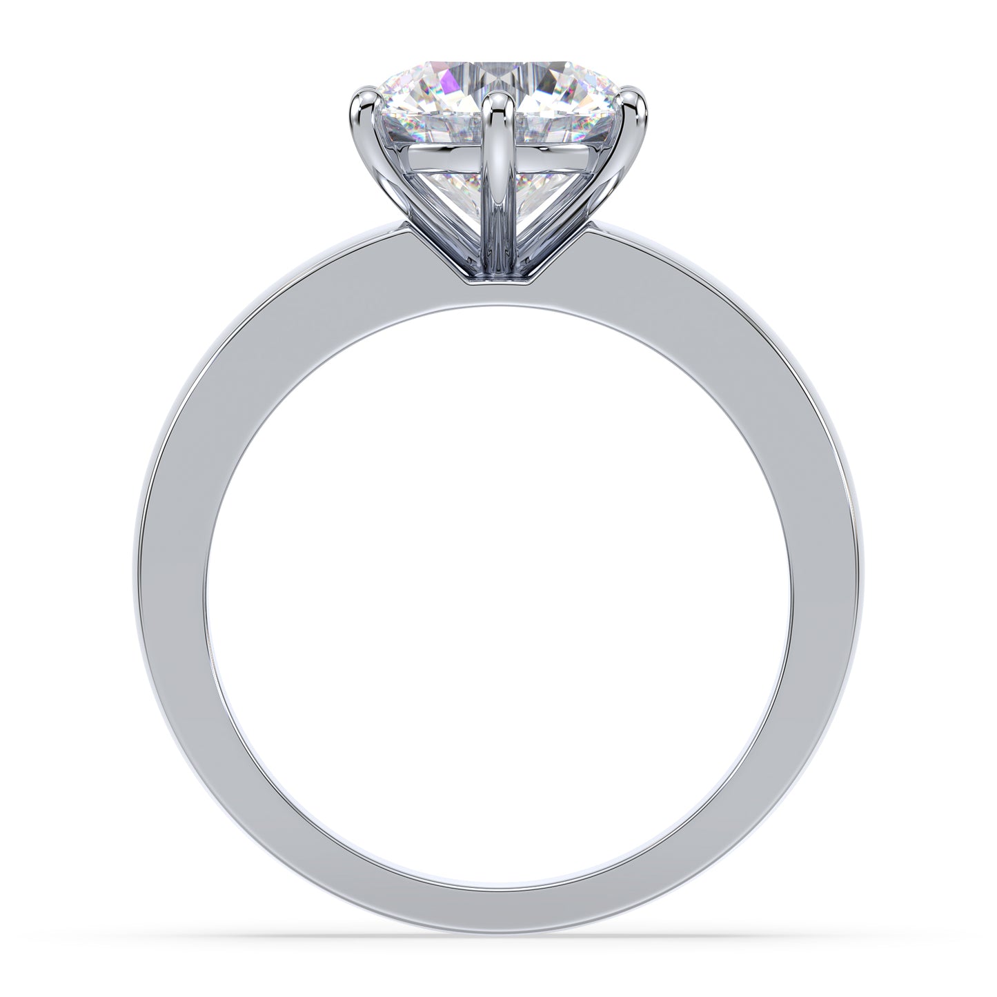 Classic Round Diamond Solitaire Ring