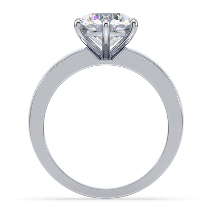 Classic Round Diamond Solitaire Ring