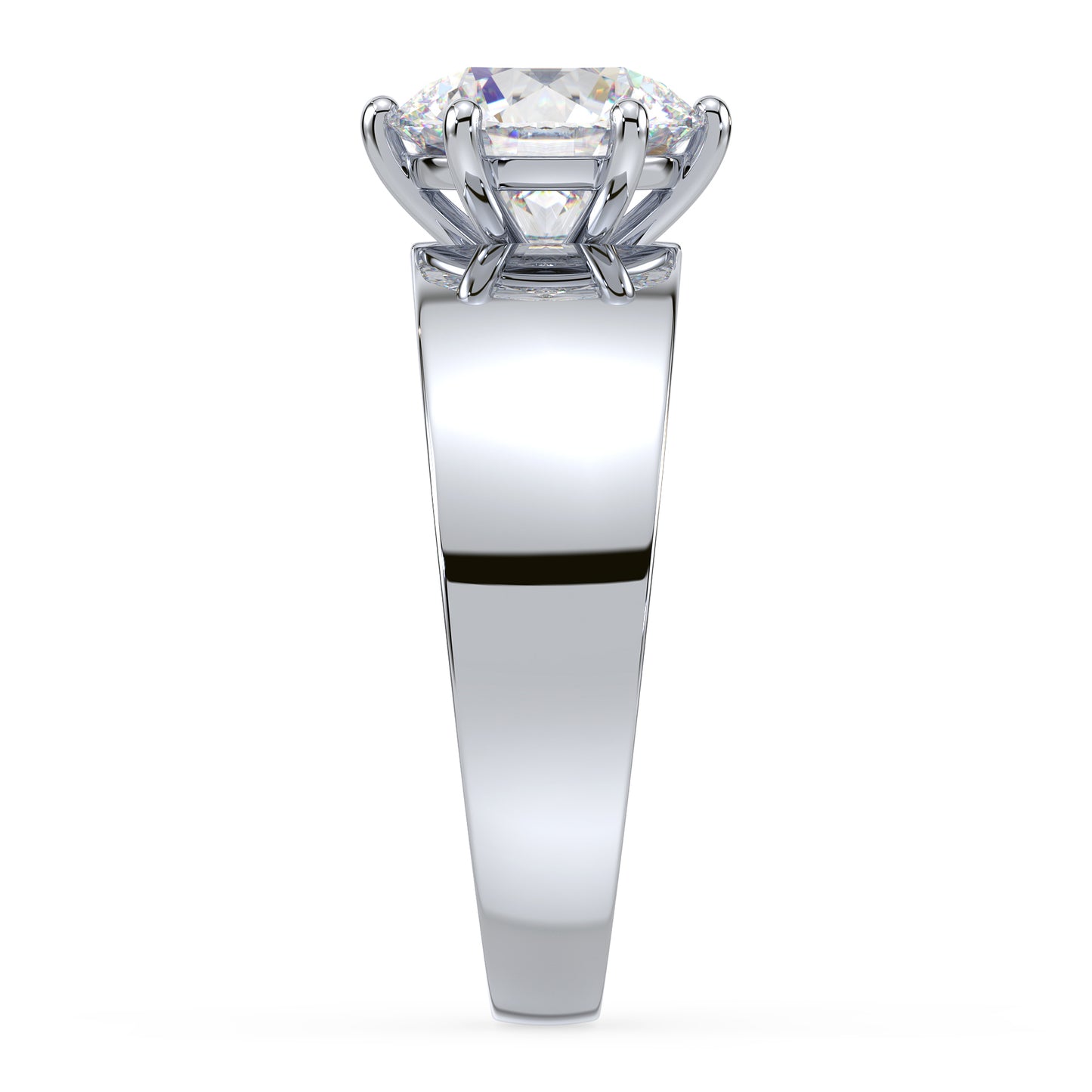 Classic Round Diamond Solitaire Ring