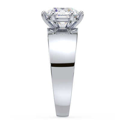 Classic Round Diamond Solitaire Ring