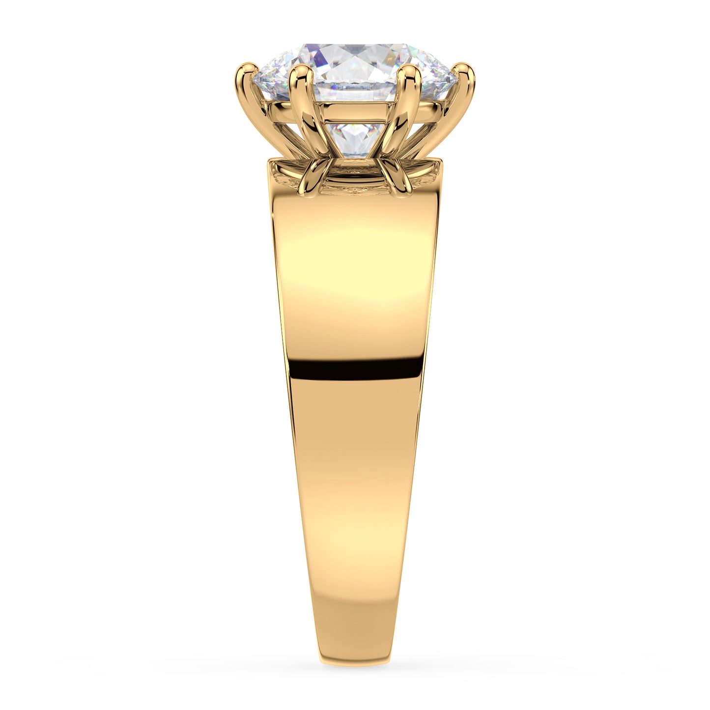 Classic Round Diamond Solitaire Ring