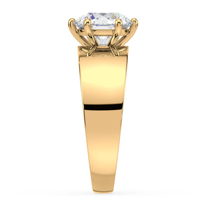 Classic Round Diamond Solitaire Ring