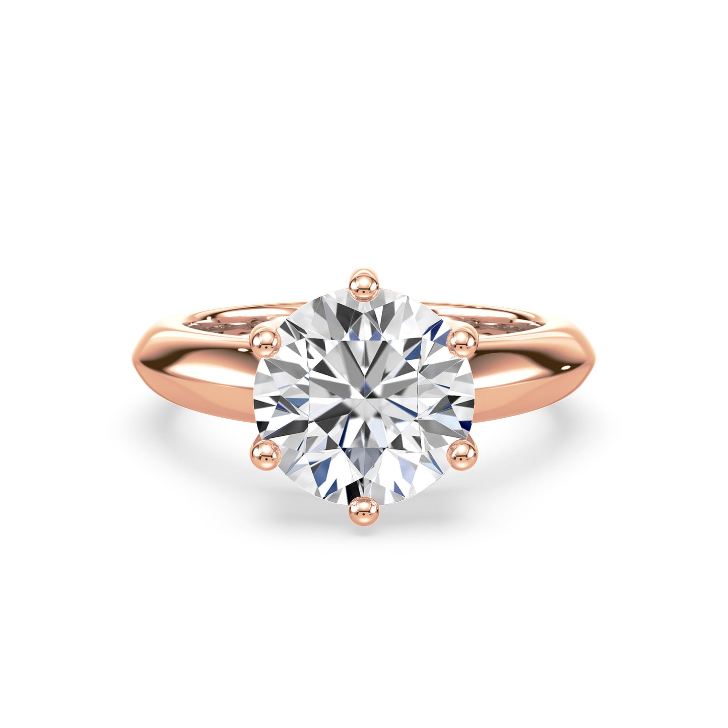 Timeless Round Diamond Solitaire Ring