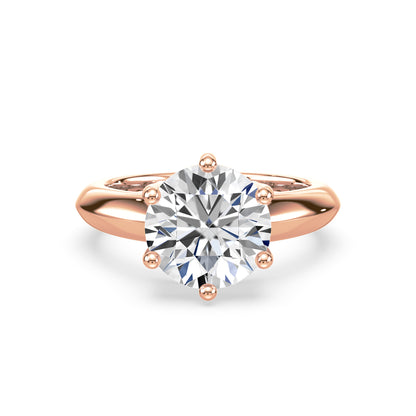 Timeless Round Diamond Solitaire Ring