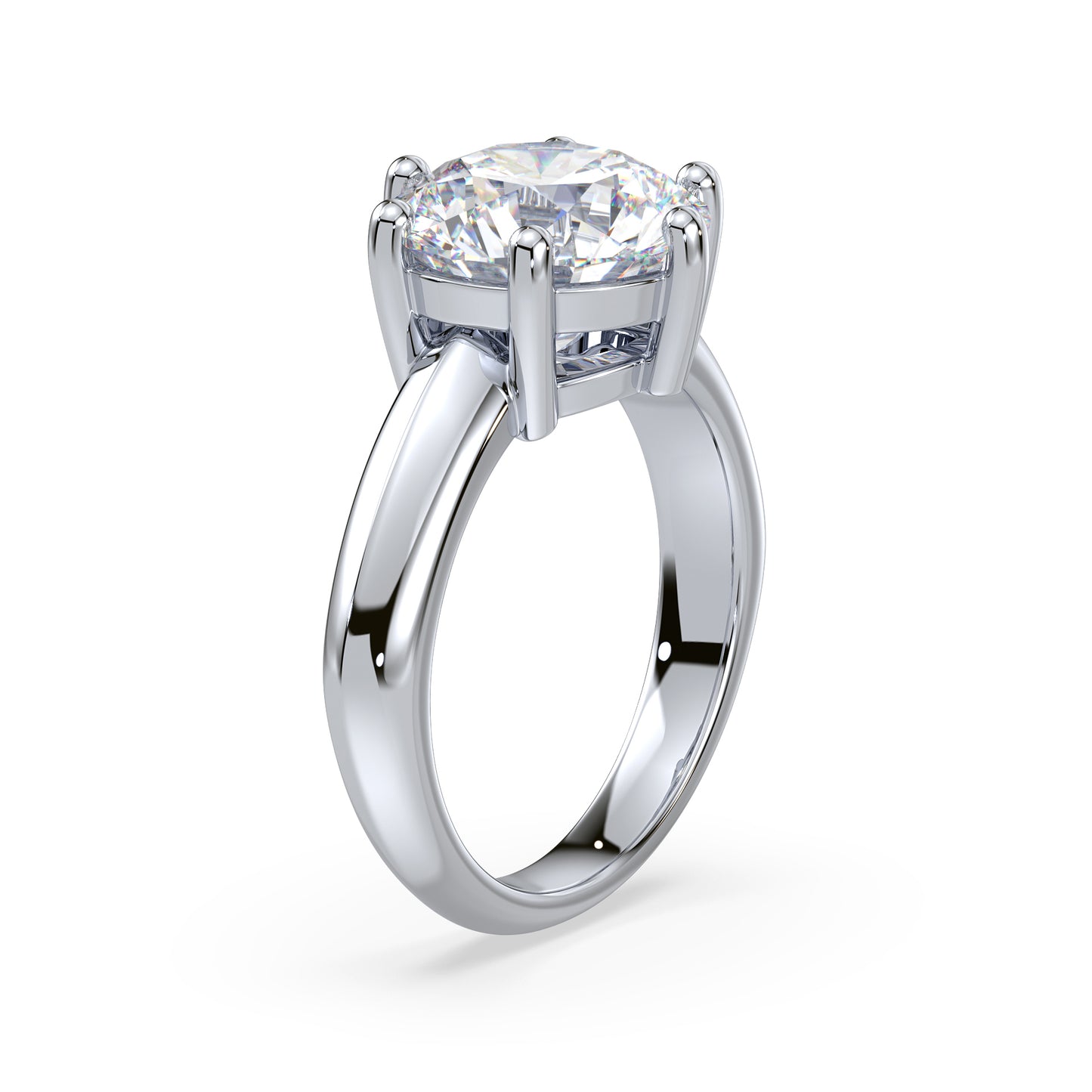 Timeless Round Diamond Solitaire Ring