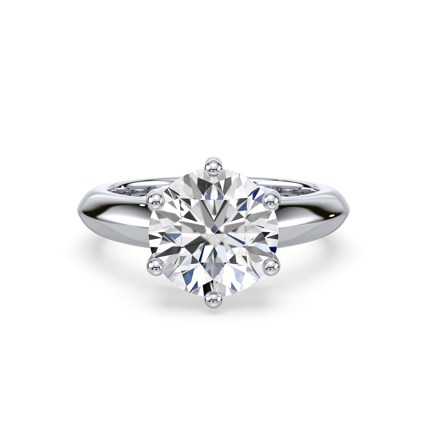 Timeless Round Diamond Solitaire Ring