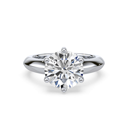 Timeless Round Diamond Solitaire Ring