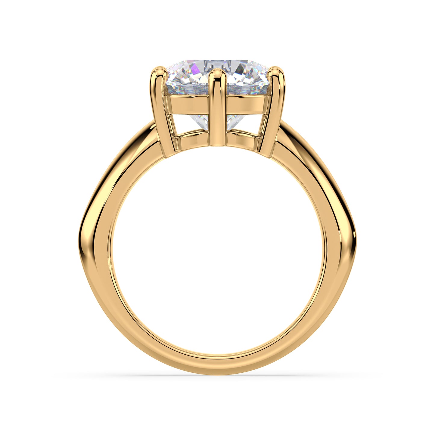 Timeless Round Diamond Solitaire Ring