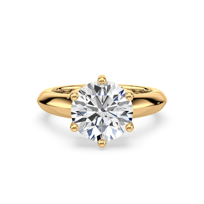 Timeless Round Diamond Solitaire Ring