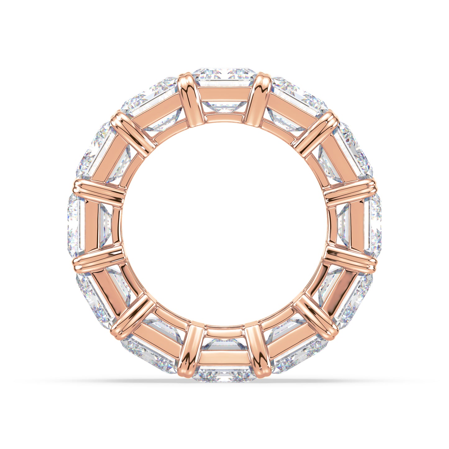 Classic Emerald Diamond Eternity Ring