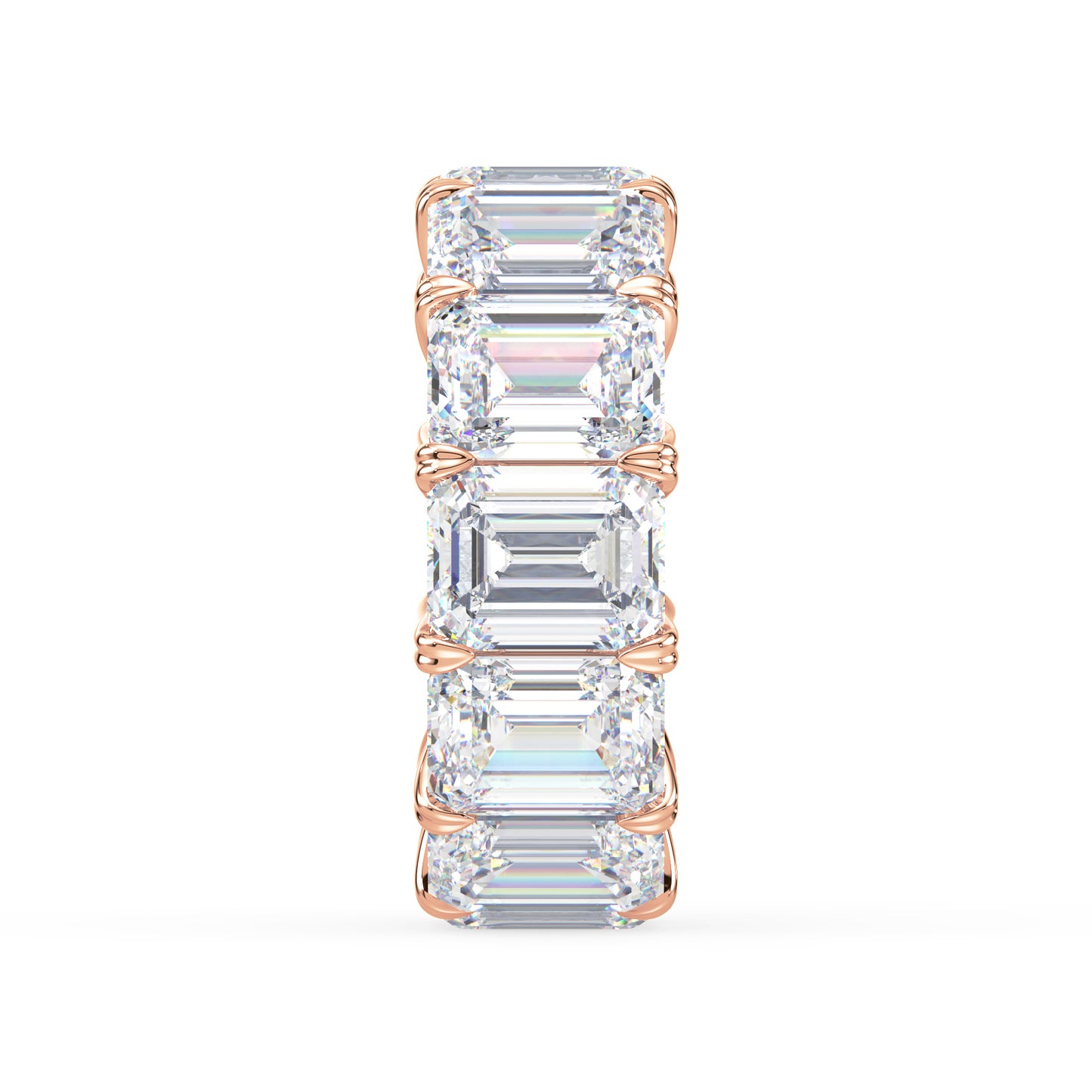 Classic Emerald Diamond Eternity Ring