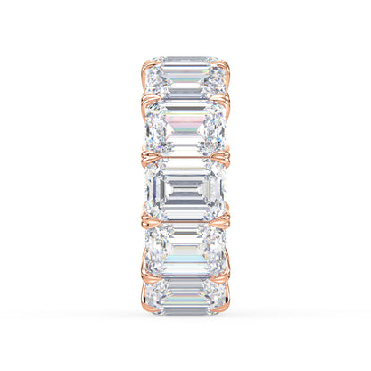 Classic Emerald Diamond Eternity Ring
