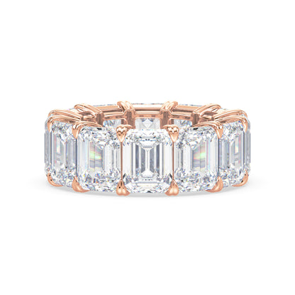 Classic Emerald Diamond Eternity Ring