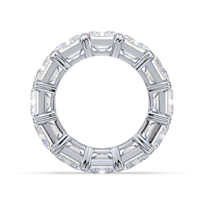 Classic Emerald Diamond Eternity Ring