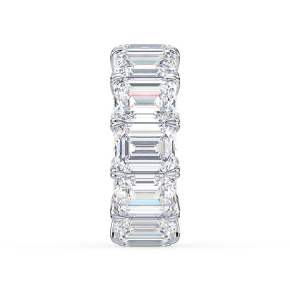 Classic Emerald Diamond Eternity Ring