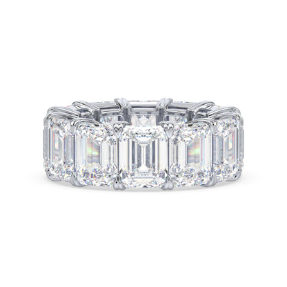 Classic Emerald Diamond Eternity Ring