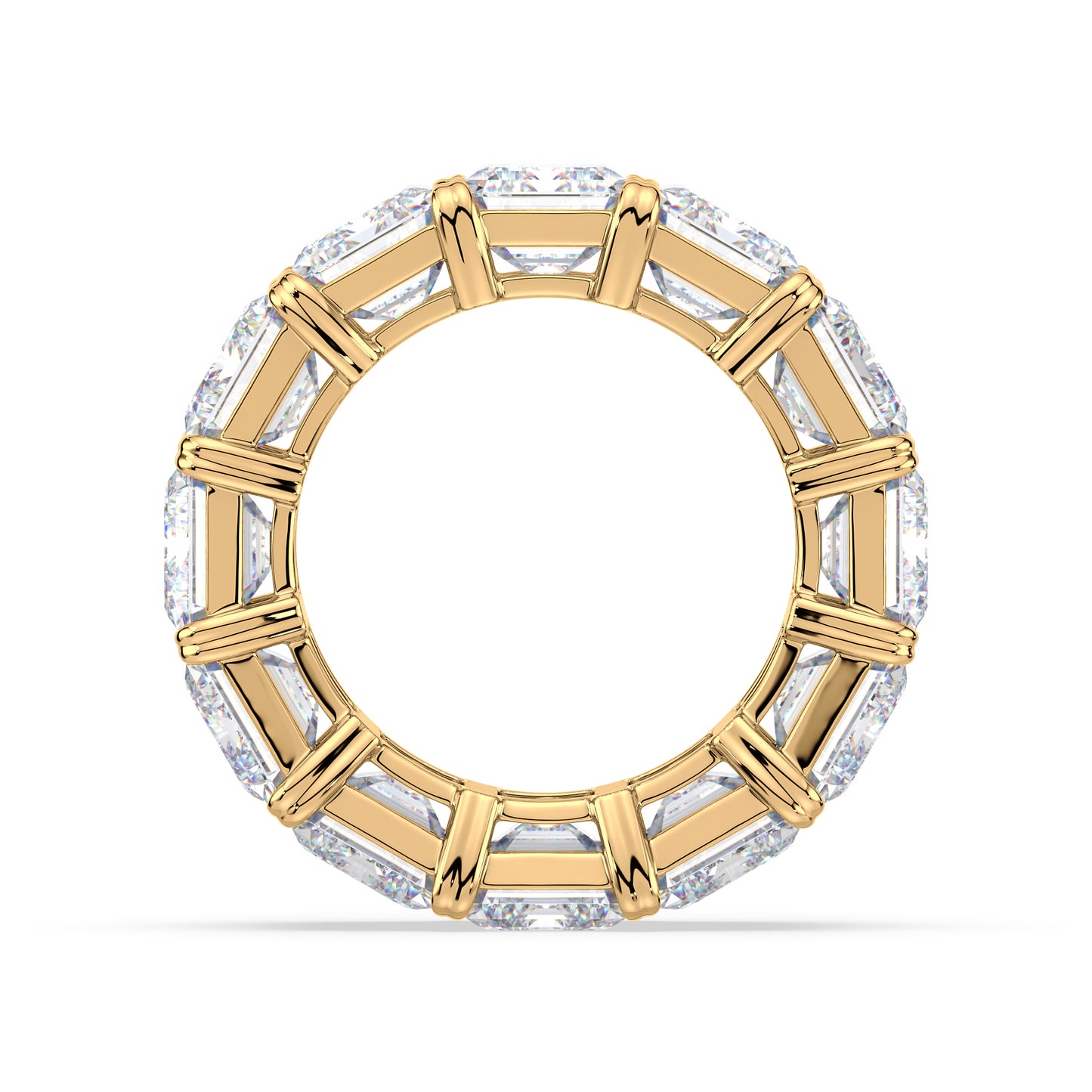 Classic Emerald Diamond Eternity Ring