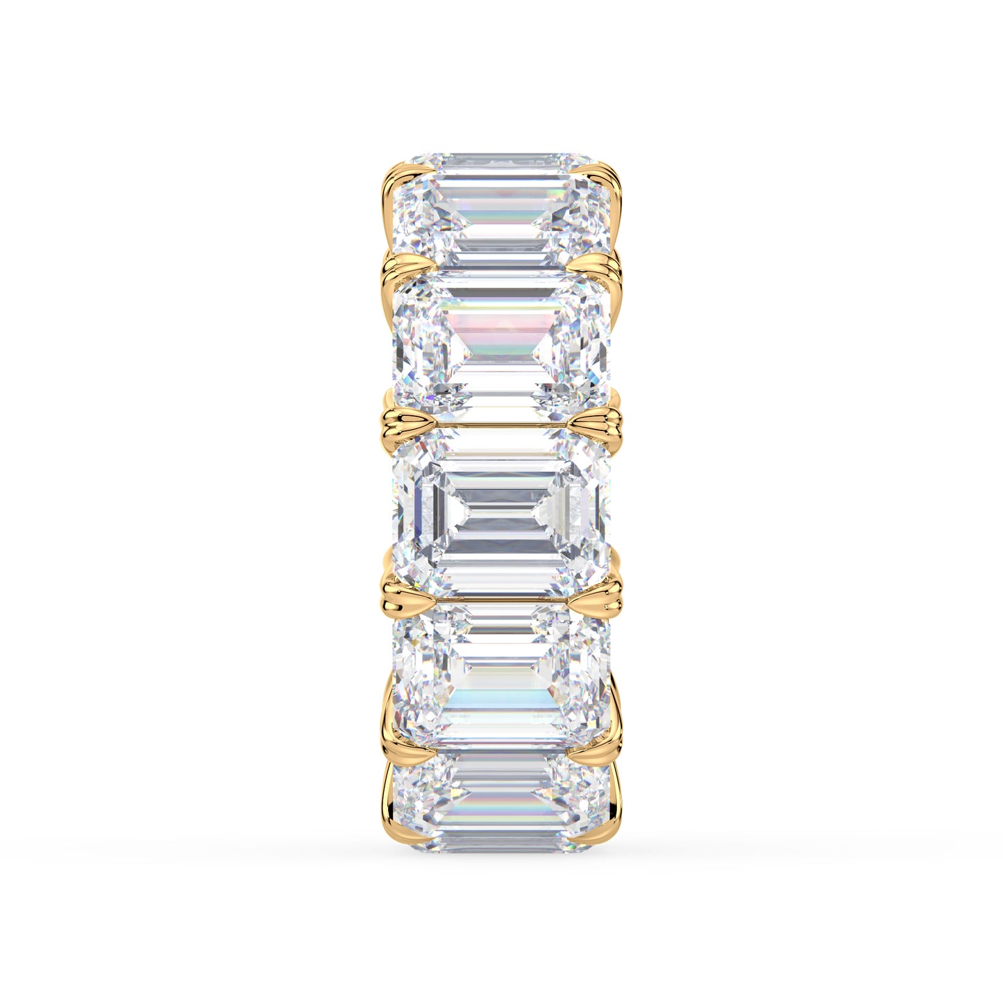 Classic Emerald Diamond Eternity Ring