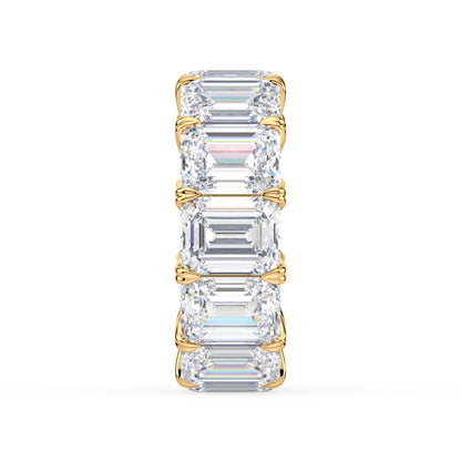 Classic Emerald Diamond Eternity Ring