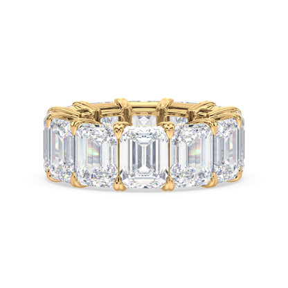 Classic Emerald Diamond Eternity Ring