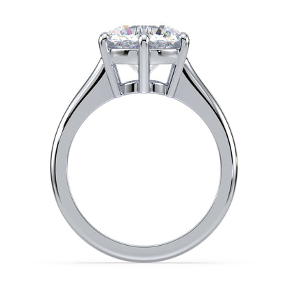 Elegant Six-Prong Diamond Solitaire Ring