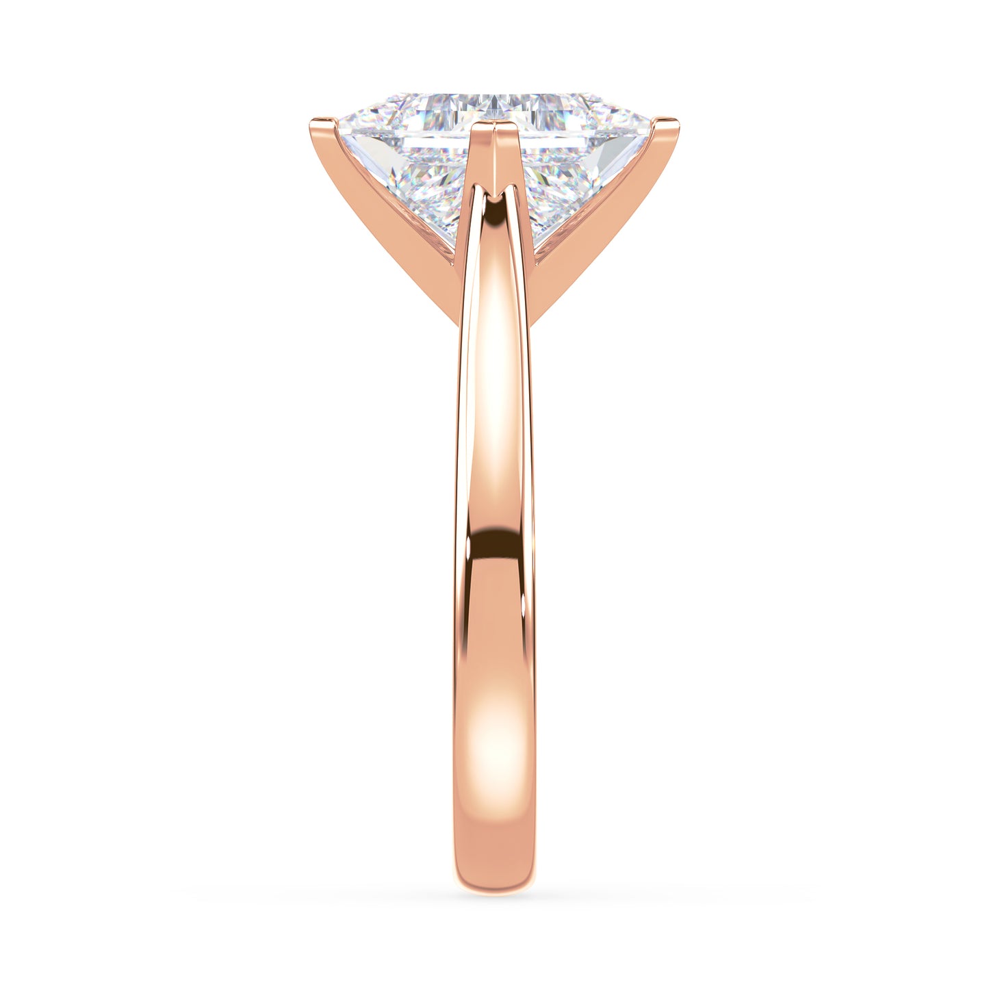 Radiant Princess Diamond Engagement Ring