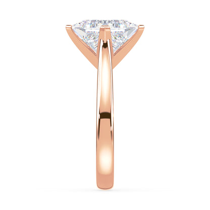 Radiant Princess Diamond Engagement Ring