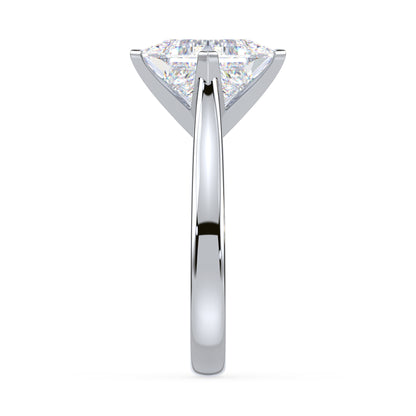 Radiant Princess Diamond Engagement Ring