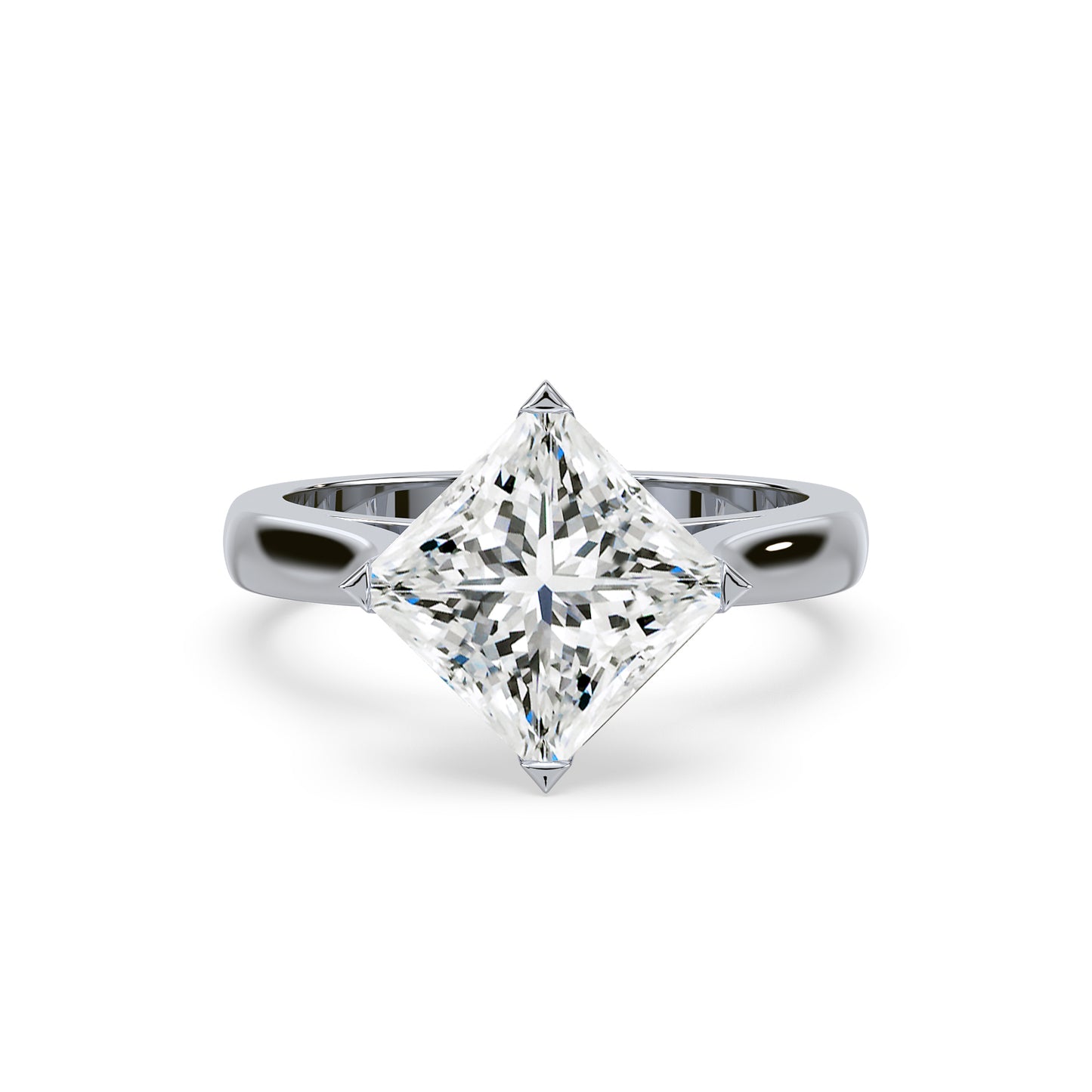 Radiant Princess Diamond Engagement Ring