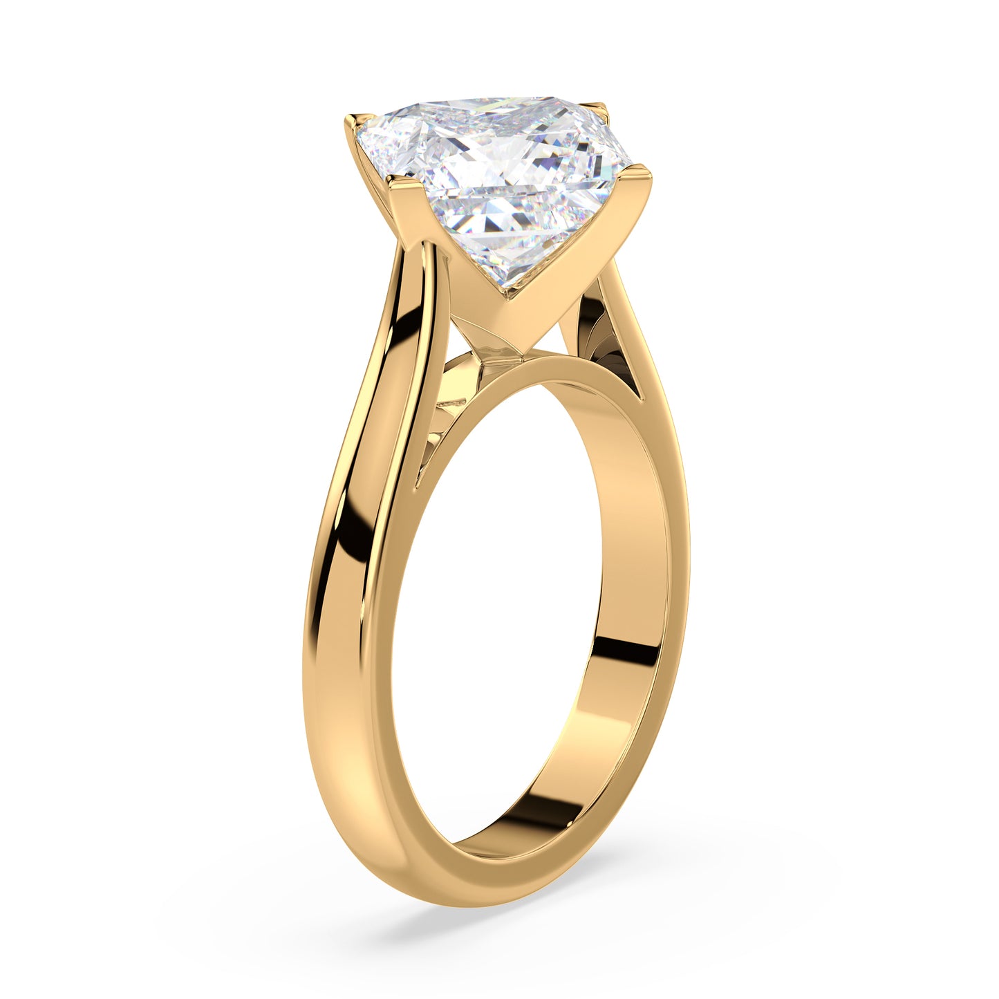 Radiant Princess Diamond Engagement Ring