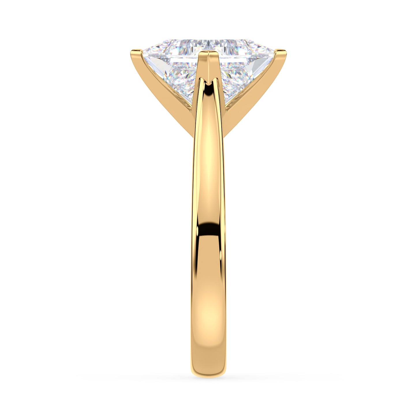 Radiant Princess Diamond Engagement Ring