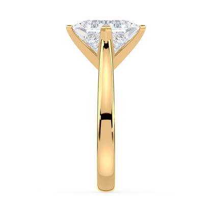 Radiant Princess Diamond Engagement Ring